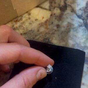 14K Diamond Single Stud Earring